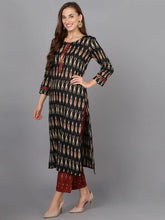 Women Cotton Blend Ethnic Printed Kurta